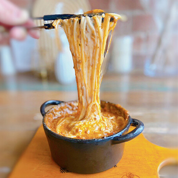 ミートソースボルケーノパスタ